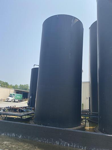 Used Used approximately 15,000 gallon carbon steel vertical storage tank