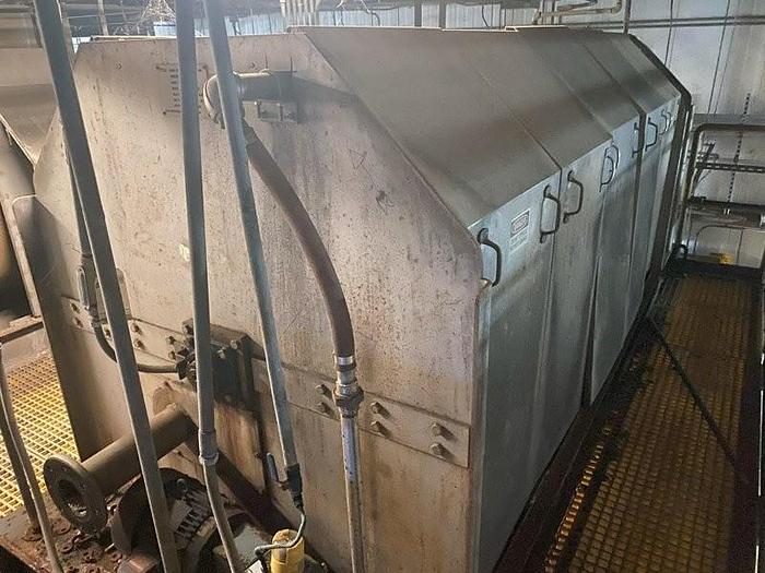 Used Used Press Technology & MFG Inc. Model IDT-200-9E 304 stainless steel internal drum thickener