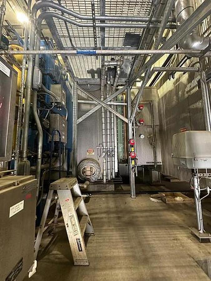 Used Used Rentech Boiler Systems Inc approximately 4500 HP package "D" type steam boiler