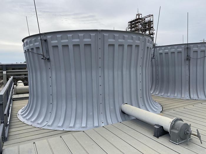 Used Used International Cooling Tower 3- Cell cross flow 5,899 ton FRP cooling tower