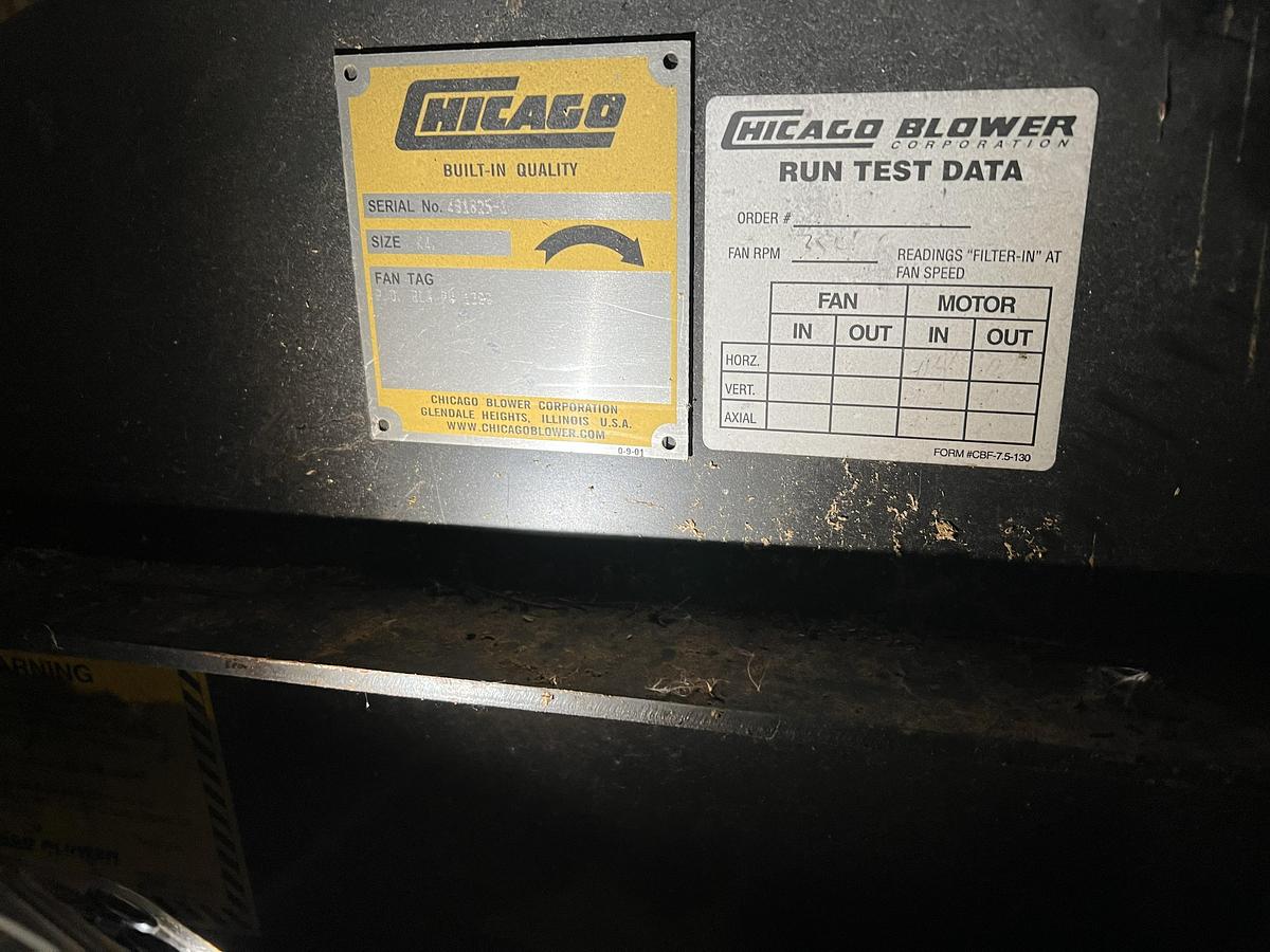 Used Used Chicago Design 53, Size K4 blower.