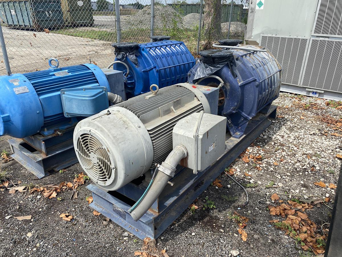Used Used HSI Model NT88408 11-stage centrifugal gas blower