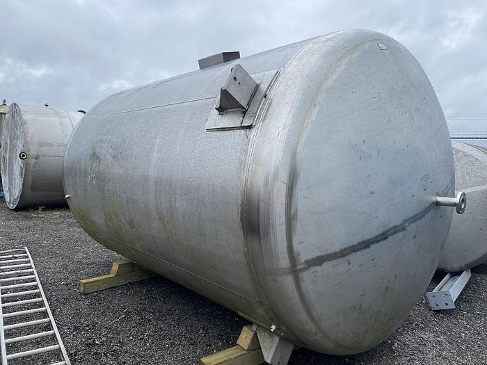 Used Crown Iron Works Co. 6000 gallon 316L stainless steel vertical pressure tank