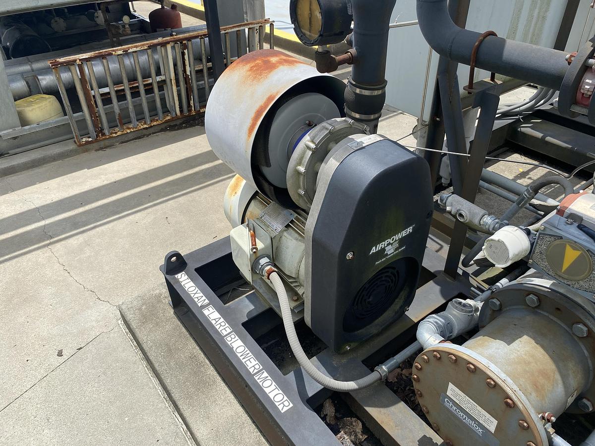 Used Used heater skid for regenerating dryer beds