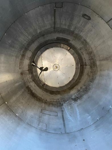 Used BPT Inc. approximately 3700 gallon stainless steel vertical tank