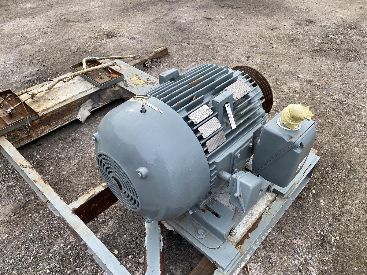 Used (3) Used  75 HP GE Extra Severe Duty AC Motors