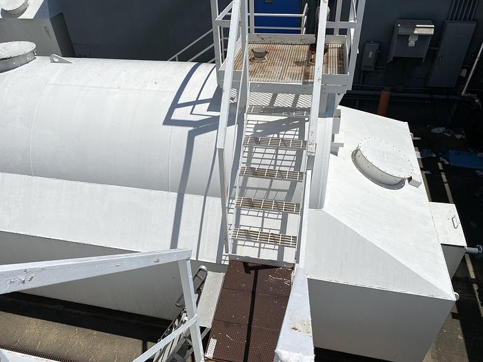 Used Used Hamilton Tanks 10,000 gallon horizontal carbon steel self-contained storage tank