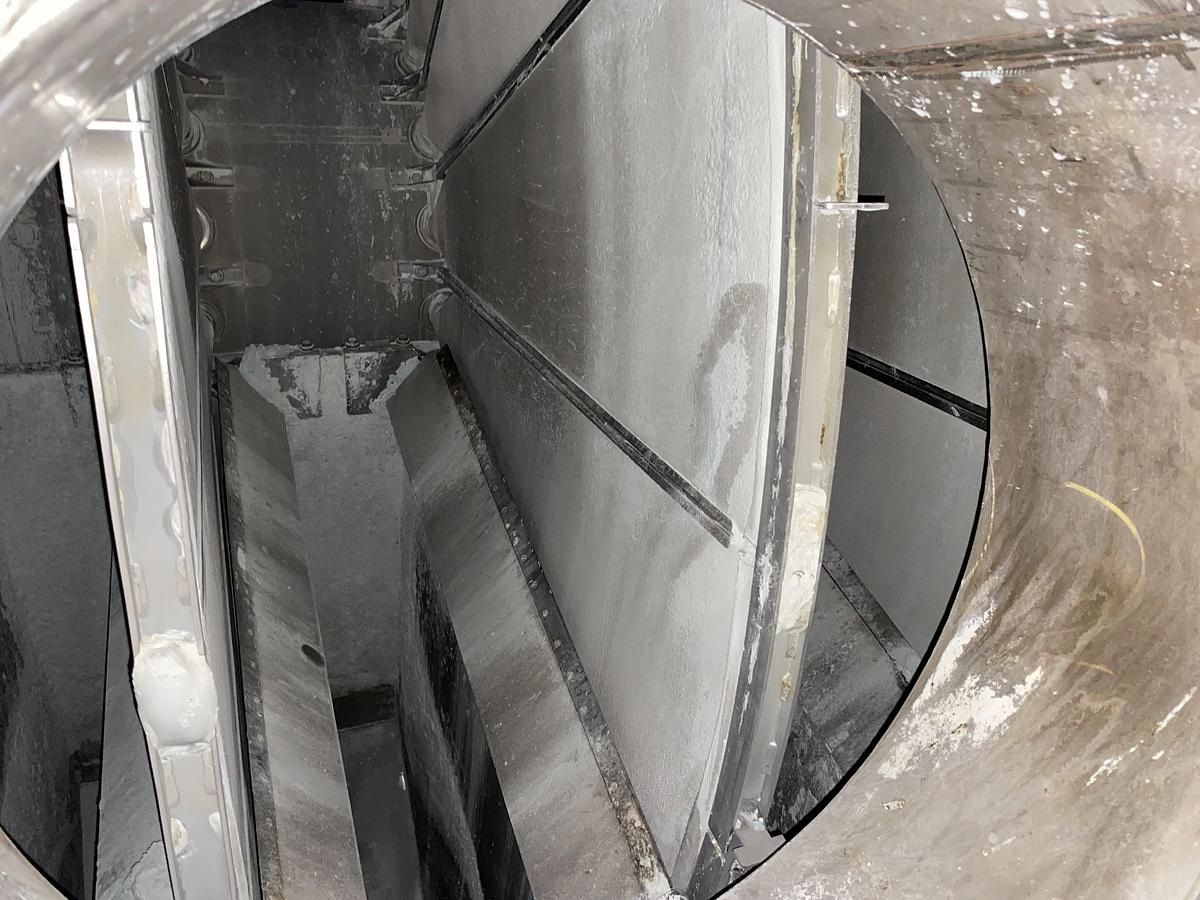 Used Used White Liquor Filtration System.  Consisting of an Andritz LimeWhite Model WLF3709 Rotary, pressurized precoat disc