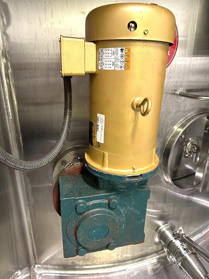 Used Used Cherry Burrell 15,000 gallon Stainless Steel Silo.