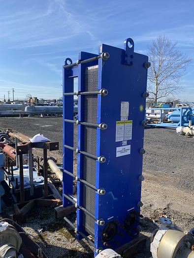 Used Used GEA Process Equipment Division approximately 661.98 sq. ft. 304 stainless steel plate heat exchanger.