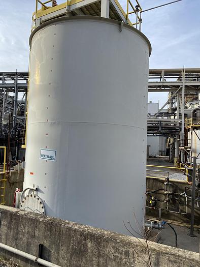 Used Used Armor Metalworks approximately 15,000 gallon carbon steel vertical storage tank