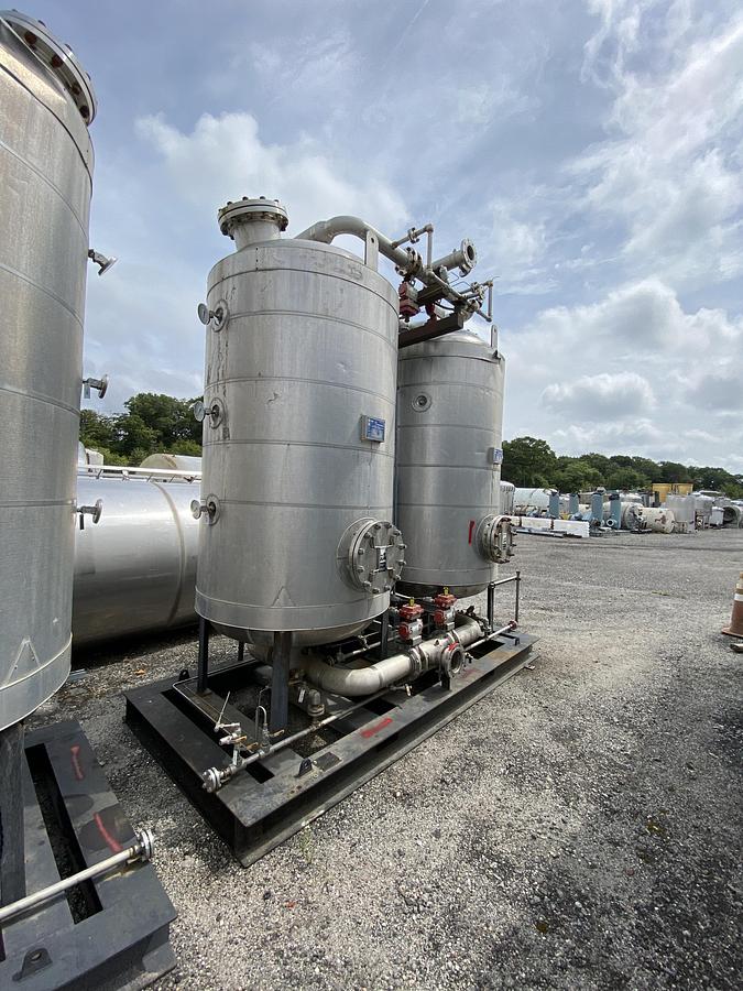 Used Used Industrial Piping Gas Dryer Skid