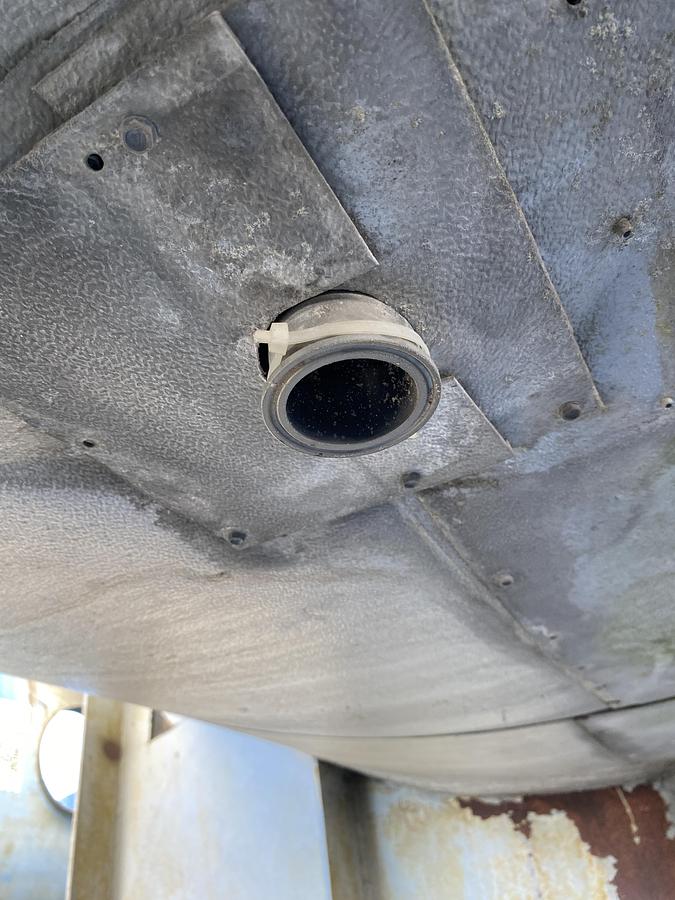 Used Capital City Iron Works 12,000 gallon 304 stainless steel horizontal tank