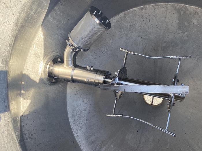 Used Used Gemco 10 cu ft 316 stainless steel double cone formulator