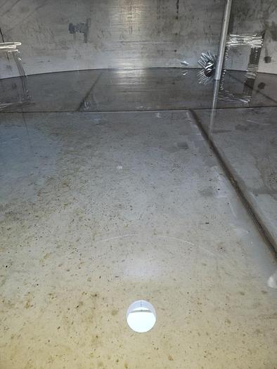 Used Used Roberts approximately 12,700 gallon vertical T304L stainless steel storage tank