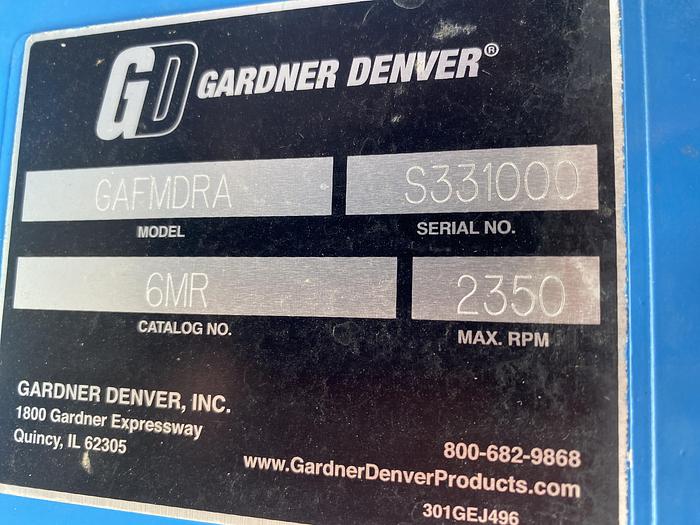 Used Used Hardy System Corp. Model HP-6SM-40-5-4, packaged blower system