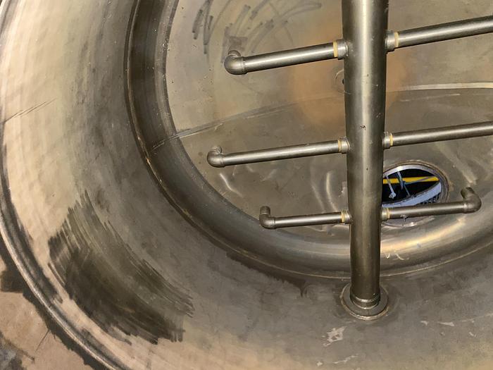 Used Used Culligan approximately 2,500 gallon stainless steel media tank