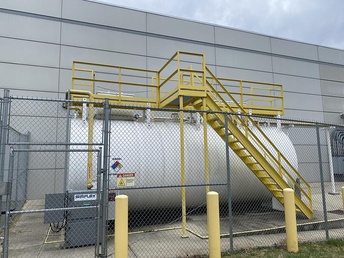 Used Used General Industries 15,000 gallon FIREGUARD horizontal fuel tank