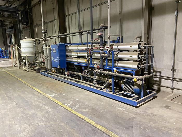 Used Used GE Pro Series RO unit rated 150 GPM