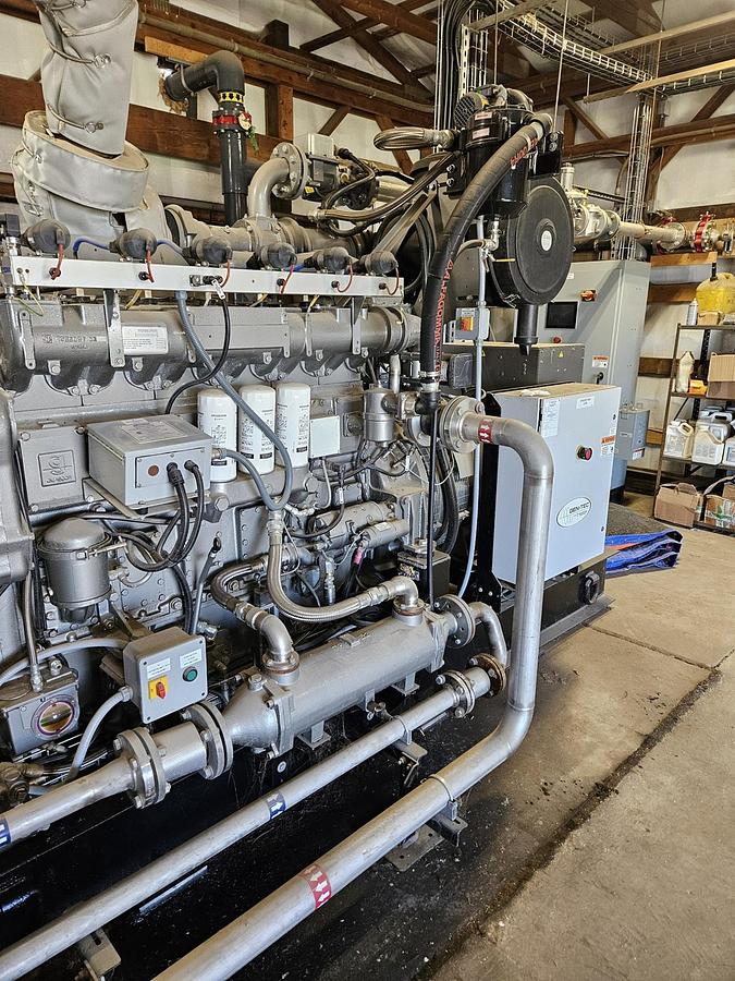 Unused Martin Energy Group Generator Model MEG S1225B 335 KW Methane Gas Generator System