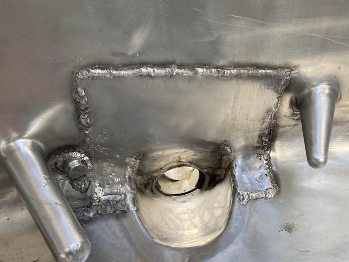 Used Cherry Burrell approximately 1500 gallon 304 stainless steel jacketed processor