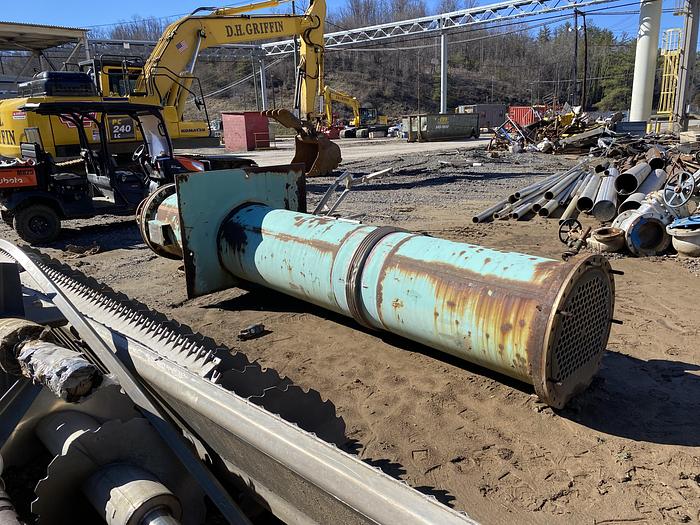 Used Used Titanium Ltd. approximately 986 square foot titanium shell and tube heat exchanger