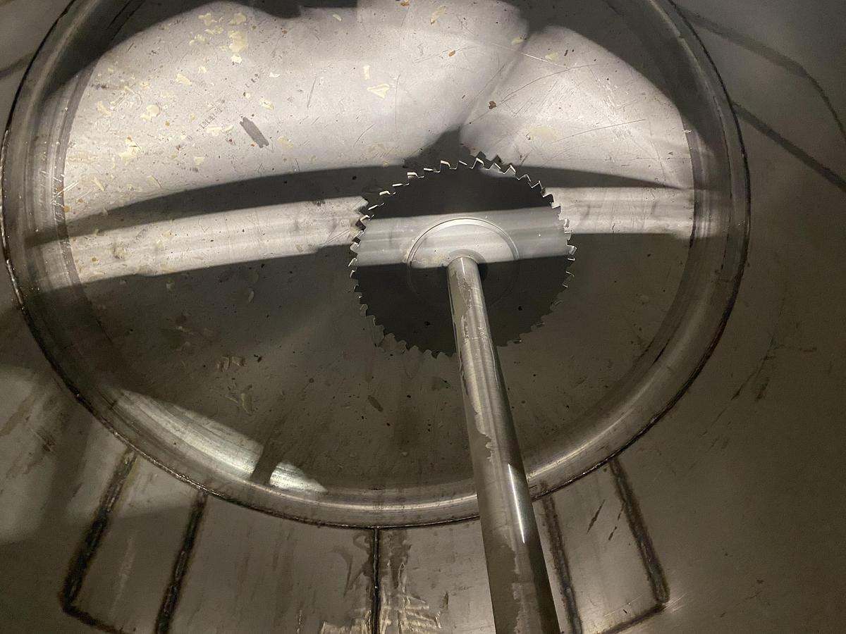 Used Used Hockmeyer Model 8HVI50/4210 single shaft stainless steel dispersion mixer