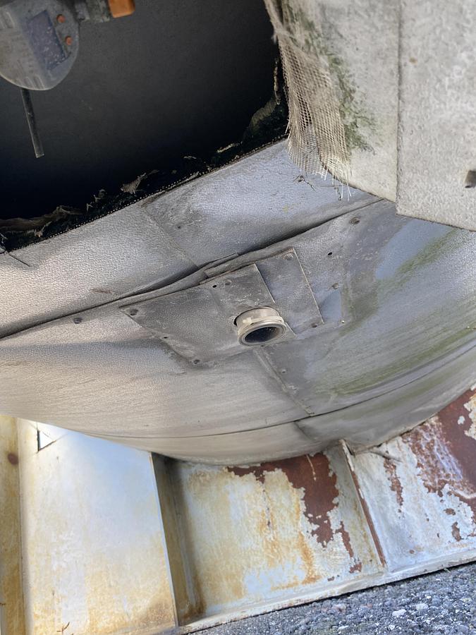 Used Capital City Iron Works 12,000 gallon 304 stainless steel horizontal tank