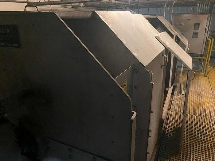 Used Used Press Technology & MFG Inc. Model IDT-200-9E 304 stainless steel internal drum thickener