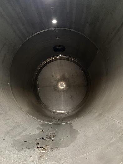 Used Crown Iron Works Co. 11,100 gallon 304L stainless steel horizontal pressure tank
