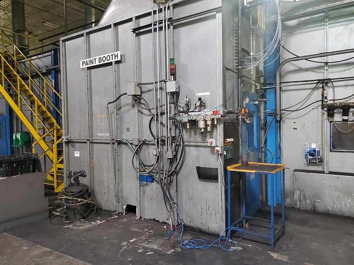 Used Used Pneu-Mech Systems MGF. Inc industrial paint booth system.