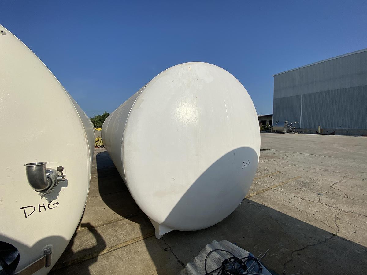 Used Used Walker 7,000 gallon stainless steel insulated horizontal tank