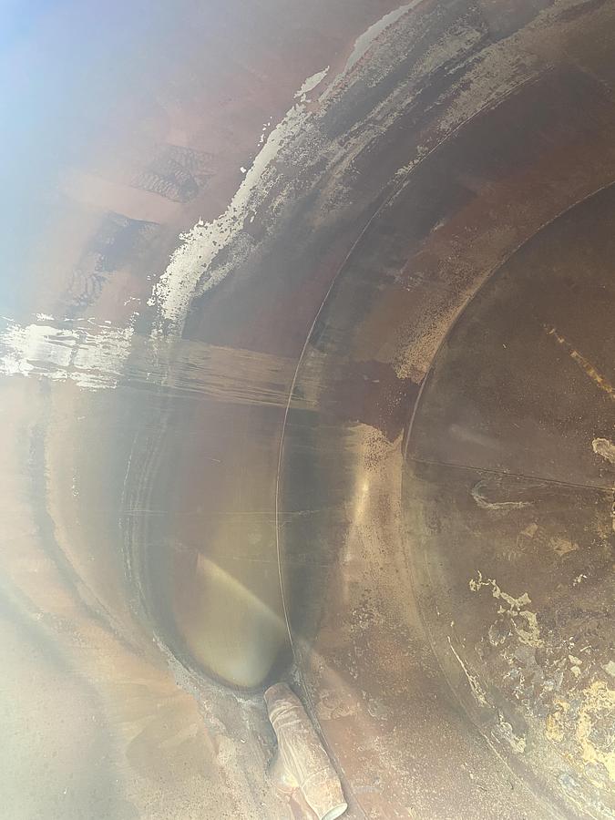 Used Used Gaston County approximately 2800 gallon 304L stainless steel vertical tank