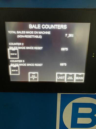 Used Used 5200 Series EO-3310 Balemaster Model 5260G-8 Horizontal Auto Tie Baler System