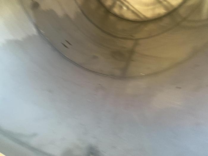 Used Used FESCO approximately 3500 gallon 304 stainless steel vertical storage tank.