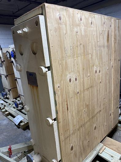 Used Used APV Model R-56 stainless steel plate heat exchanger