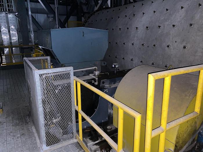 Used Used FFE Minerals single compartment tube mill wet grinding ball mill