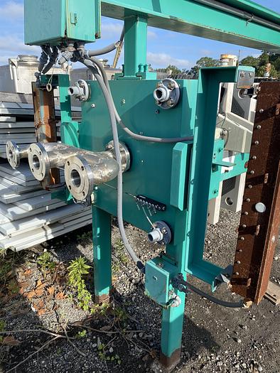 Used Used Netzsch Inc. Model 800 MM/I/38 poly propylene plate and frame press
