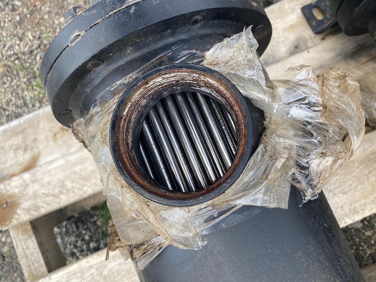 Unused Thermal Transfer Products 316 SS horizontal approximately 81 sq ft. shell and tube heat exchanger