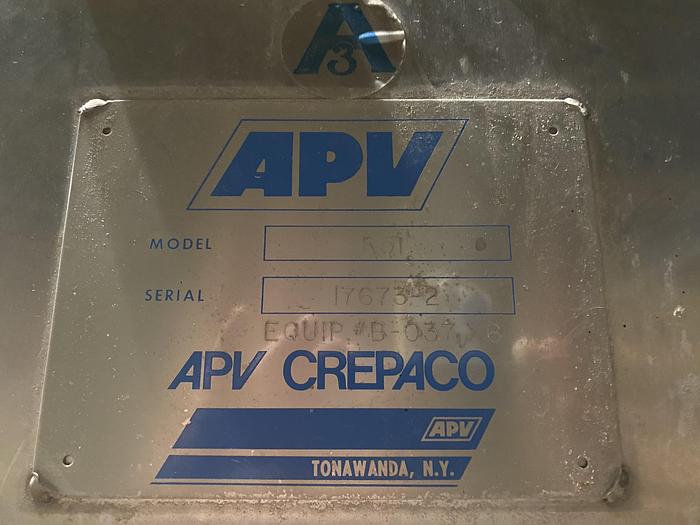 Used Used APV Model R-51 stainless steel Press Plate heat exchanger