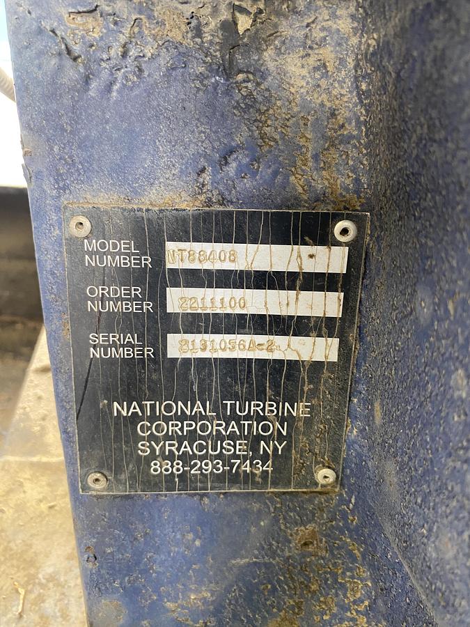 Used Used HSI Model NT88408 11-stage centrifugal gas blower