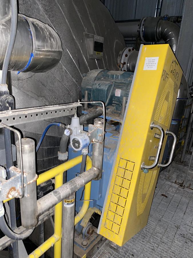 Used Used White Liquor Filtration System.  Consisting of an Andritz LimeWhite Model WLF3709 Rotary, pressurized precoat disc