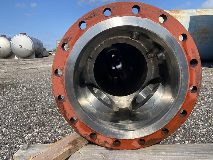 Unused Crown Iron Works Co. 242 gallon 304L stainless steel packed column.