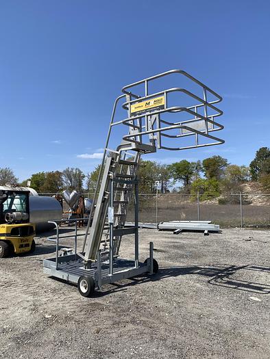 Used Used M3MAUI Saferack mobile safety platform for safely accessing railcars and tankers