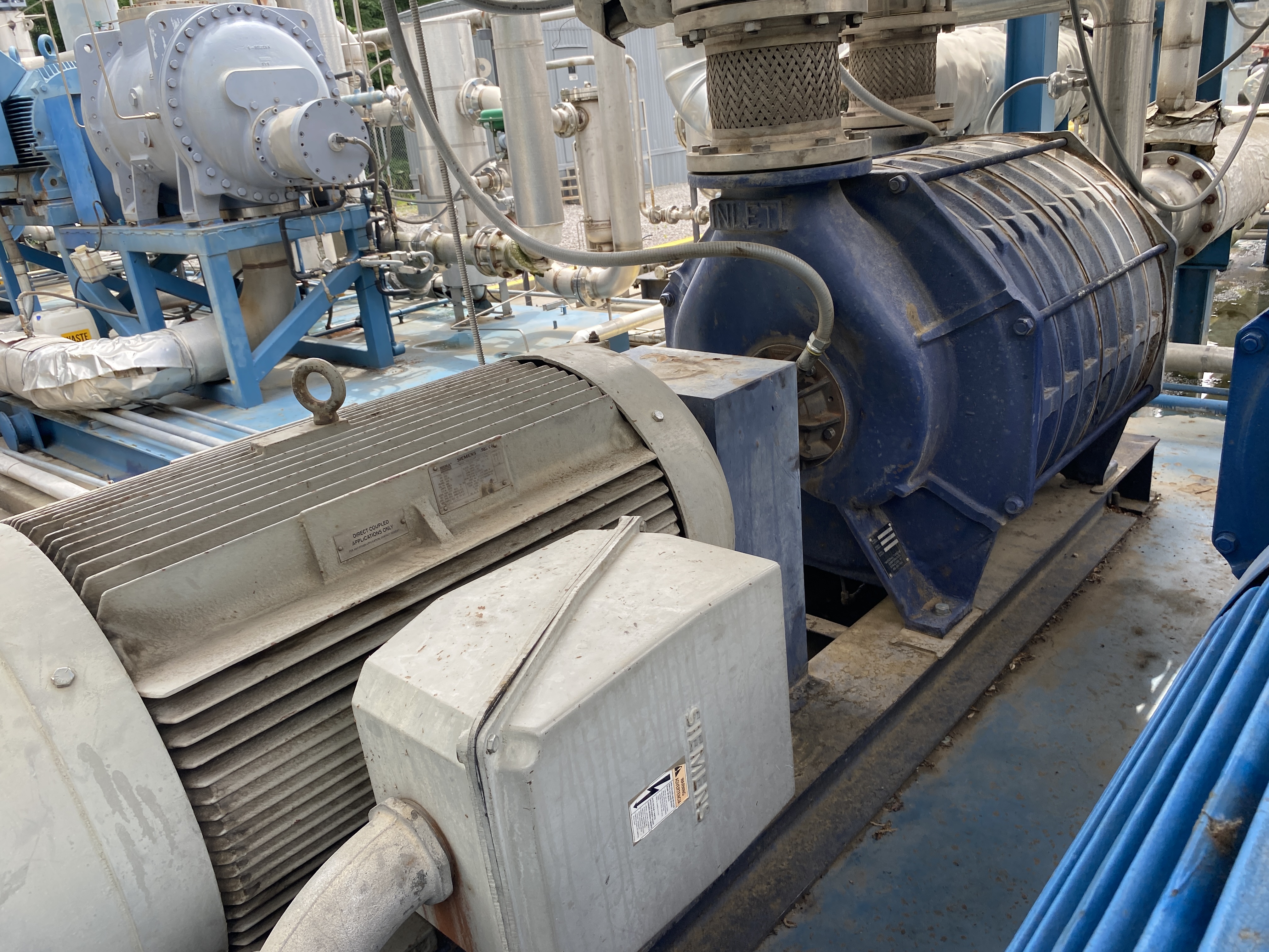Used Used HSI Model NT88408 11-stage centrifugal gas blower