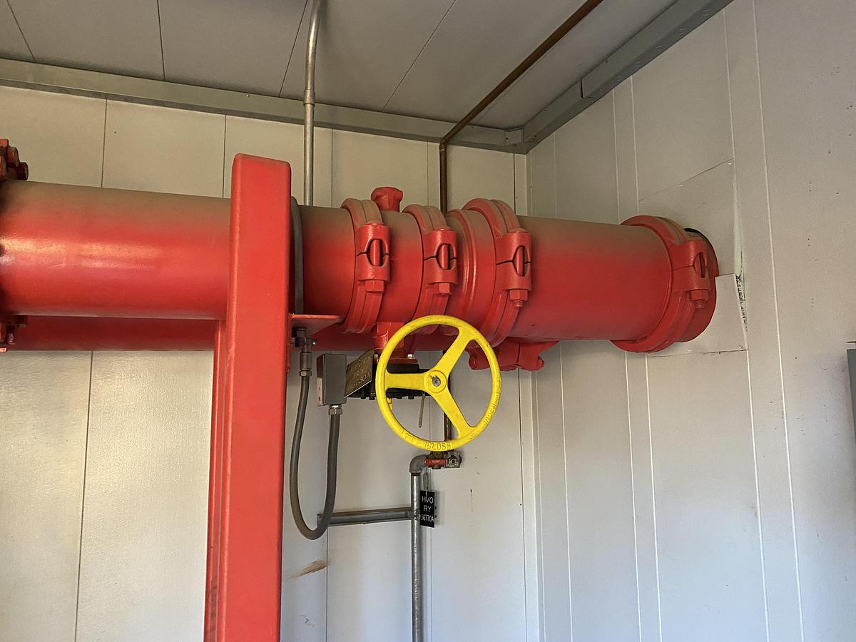 Used Used Complete Diesel Fire Pump skidded Building