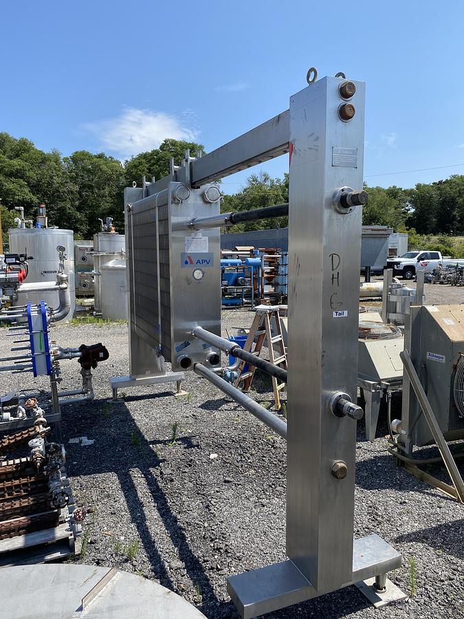 Used Used APV Crepaco Inc. sanitary stainless steel multi-stage plate heat exchanger