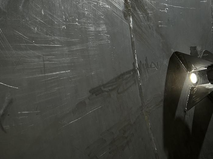 Used Used Bendel approximately 26,500 gallon 304 stainless steel vertical storage tank