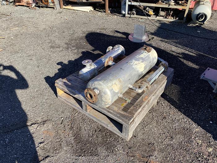 Used Used Gemco 10 cu ft 316 stainless steel double cone formulator