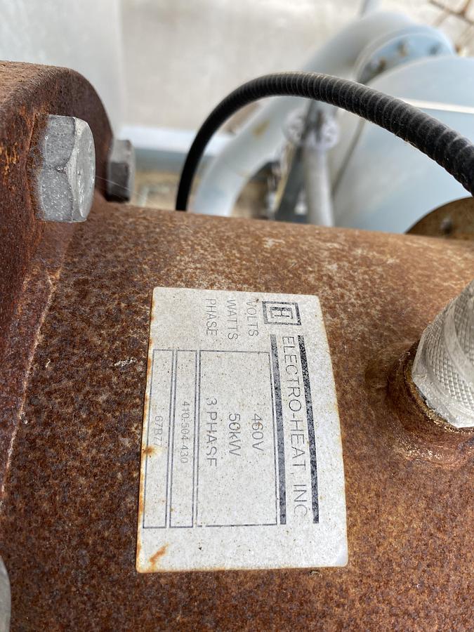 Used Used Sahara-PAK Heat of Compression Regenerative air dryer skid.